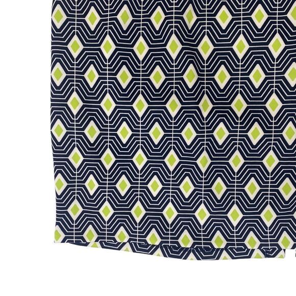 Ashley Stewart Geometric Print Skirt Sz 30/32 - Picture 4 of 6
